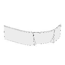Панель Ravak ROSA II L/R 150/160/170 см белая