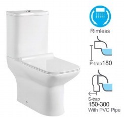 Унитаз напольный CeramaLux WK-9125