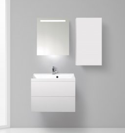 Шкаф подвесной Belbagno REGINA-750-1A-SC-BO-P-BLUM-R белый матовый