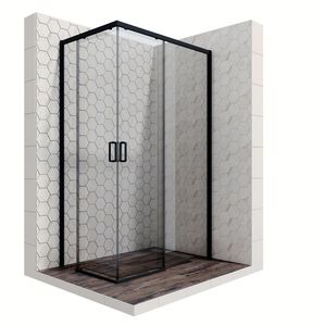 Душ. ограждение Ambassador Queen 120x80x200 см 11011205Black