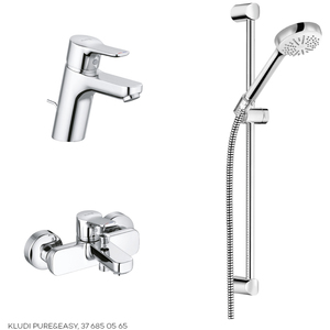 Душевой гарнитур Kludi Pure and Easy 376850565 цвет: хром