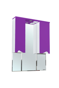 Bellezza Эйфория-100 зеркало-шкаф фиолетовое (свет.)