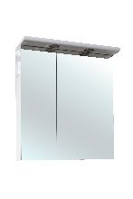 Bellezza Анкона-60 зеркало-шкаф белый (свет.)