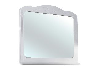 Bellezza Кантри-75 зеркало белое
