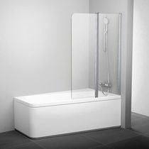 Шторка для ванны Ravak 10CVS2-100 R белый прозрачное