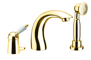 Смеситель на борт ванны Fiore IMPERIAL 83OO5105 цвет: золото