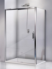 Душевой уголок Good Door ANTARES WTW-110-C-CH + SP-80-C-CH 110x80x195  стекло прозрачное