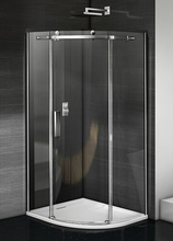 Душевой уголок Good Door Galaxy R-90-C-CH 90x90x195  стекло прозрачное