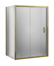 Душевой уголок Good Door JAZZE WTW-130-C-BR + SP-80-C-BR 130x80x185  стекло прозрачное