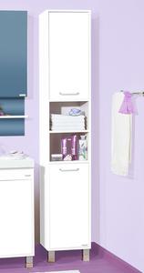 Шкаф-пенал Бриклаер Аргентина 34 с б/к Белый глянец