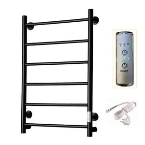 Электрический полотенцесушитель Тругор Аспект Пэк сп 1 ВГП черный универсальный 80х50