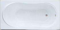 Гидромассажная ванна BAS Лима 130x70