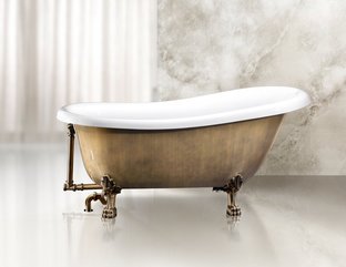 Акриловая ванна BelBagno BB04-BRN/BIA