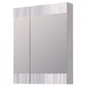 Зеркальный шкаф Aqwella Бриг 60 см дуб седой Br.04.06/Gray