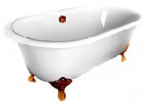 Чугунная ванна Elegansa Gretta 170x75x46 бронза