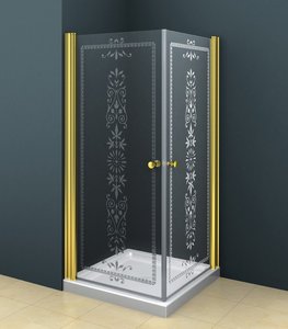 Душевой уголок Cezares ROYAL PALACE-A-2-70-Pi-Br  70x70x195