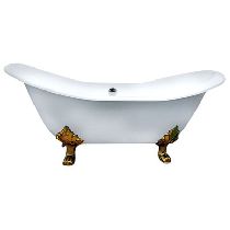 Чугунная ванна Elegansa Taiss 180x80 бронза