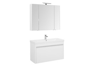 Комплект мебели для ванной Aquanet Вилора 105 белый
