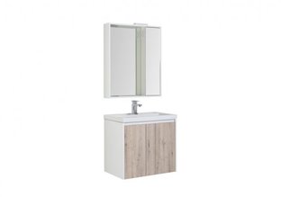 Комплект мебели для ванной Aquanet Клио 70 дуб кантри/белый