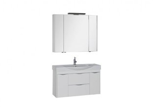 Комплект мебели для ванной Aquanet Франка 105 белый