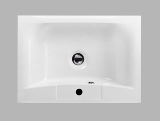 Раковина из литьевого мрамора Belbagno BB650/450-LV-MR-PR