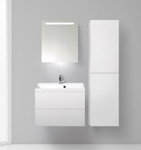 Шкаф подвесной Belbagno REGINA-1500-2A-SC-BO-P-BLUM-L белый матовый