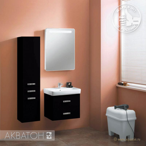 Тумба Акватон Америна 60 черная