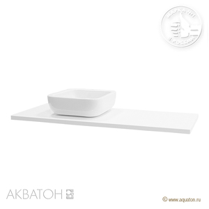 Столешница Акватон 120 (80+40) для одной раковины