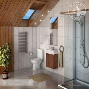 Комплект мебели Акватон Эклипс эбони темный