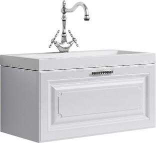 Тумба под раковину Aqwella Empire белый Emp.01.08/W