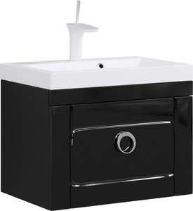 Тумба под раковину Aqwella Infinity черный Inf.01.06/001/BLK