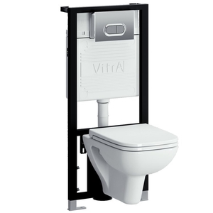 Комплект инсталляция+унитаз Vitra S20 9004B003-7204 сиденье микролифт