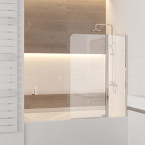 Шторка на ванну RGW SC-03, профиль хром, стекло прозрачное 110x150 (03110311-11)