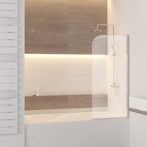 Шторка на ванну RGW SC-09, профиль хром, стекло прозрачное 60x150 (06110906-11)
