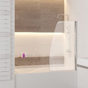 Шторка на ванну RGW SC-36, профиль хром, стекло прозрачное 90x150 (01113609-11)
