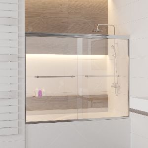 Шторка на ванну RGW SC-60, профиль хром, стекло прозрачное 180x150 (01116018-11)