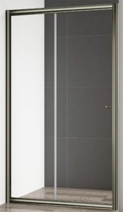 Душевая дверь Cezares GIUBILEO-BF-1-140-C-Br стекло прозрачное, профиль бронза