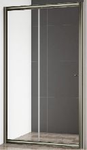Душевая дверь Cezares GIUBILEO-BF-1-120-C-Br стекло прозрачное, профиль бронза