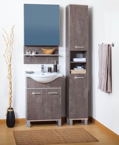 Комплект мебели Бриклаер Карибы 60 Сатин / дуб антик