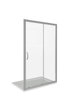 Душевая дверь Good Door Infinity WTW-TD-190-G-CH, цвет профиля хром, цвет стекла тонированное, 190x185