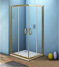 Душевой уголок Good Door JAZZE CR -90-C-BR 90x90x185  стекло прозрачное