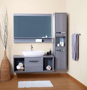 Комплект мебели Бриклаер Куба 120 серая лиственница