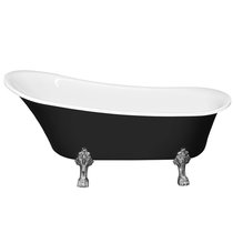 Акриловая ванна NT Bathroom NT15 black Addax