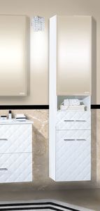 Пенал Бриклаер Жаклин 39,2 Белый глянец / стразы