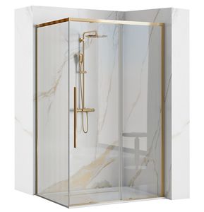Душевой уголок Rea SOLAR GOLD 90x90