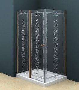 Душевой уголок Cezares ROYAL PALACE-AH-1-90/100-CP-G  90x100x195