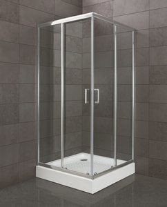 Душевой уголок Belbagno UNO-195-A-2-90-C-Cr 900x900x1950 стекло прозрачное