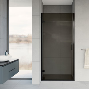 Душевая дверь Vincea VDP-1F900CGB 90х200 профиль черный стекло тонированное