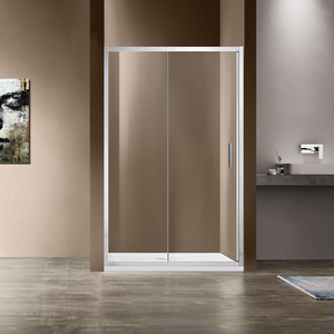 Душевая дверь Vincea VDS-1G 140x190 стекло прозрачное профиль хром (VDS-1G140CL)