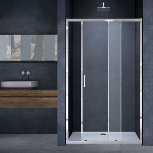 Душевая дверь Vincea VDS-3AL110CL 110х190 профиль хром стекло прозрачное